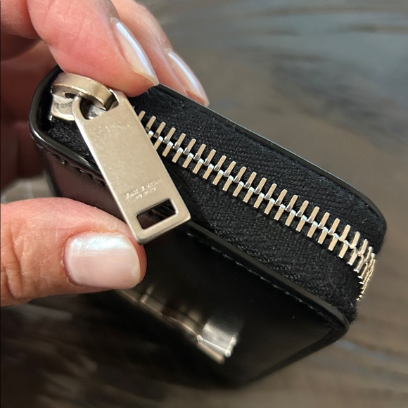 Yves Saint Laurent Black Leather Wallet - Picture 3 of 4